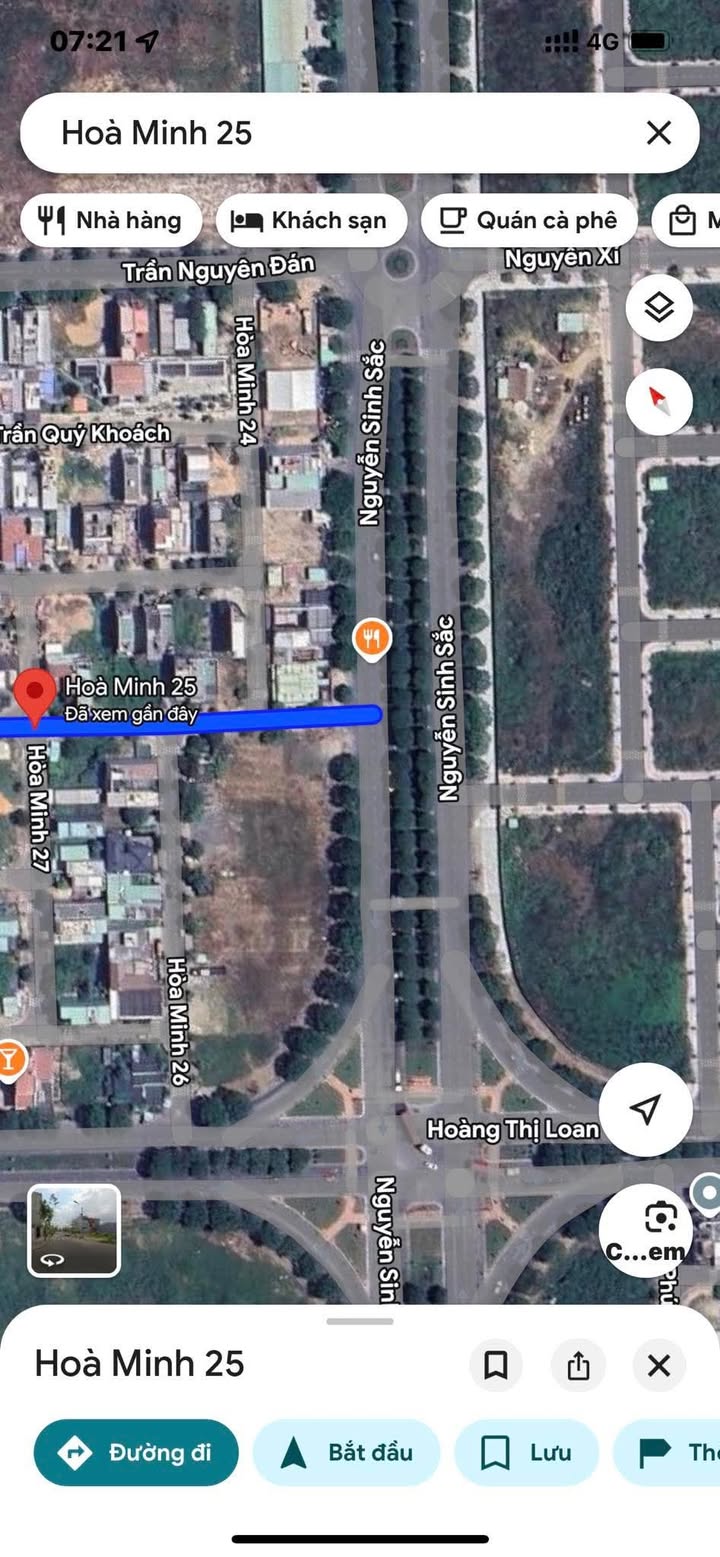 Đất nền Hòa Minh Liên Chiểu 187m² giá 12 tỷ - Đầu tư sinh lời tại Đà Nẵng!