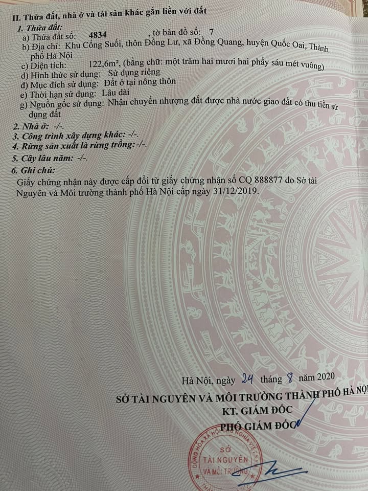 Đất nền thôn Đồng Lư, xã Đồng Quang, 122.6m² - Giá thỏa thuận hấp dẫn!