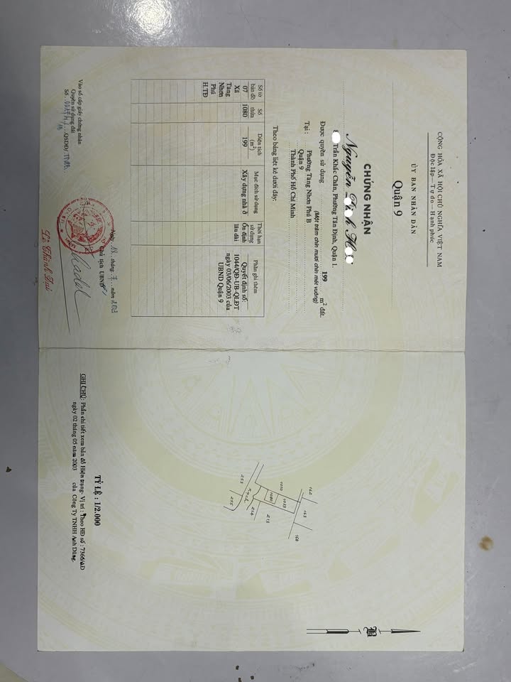 Đất nền 800m² tại phường Tăng Nhơn Phú B, Thủ Đức giá 50 tỷ - Cơ hội đầu tư hấp dẫn!