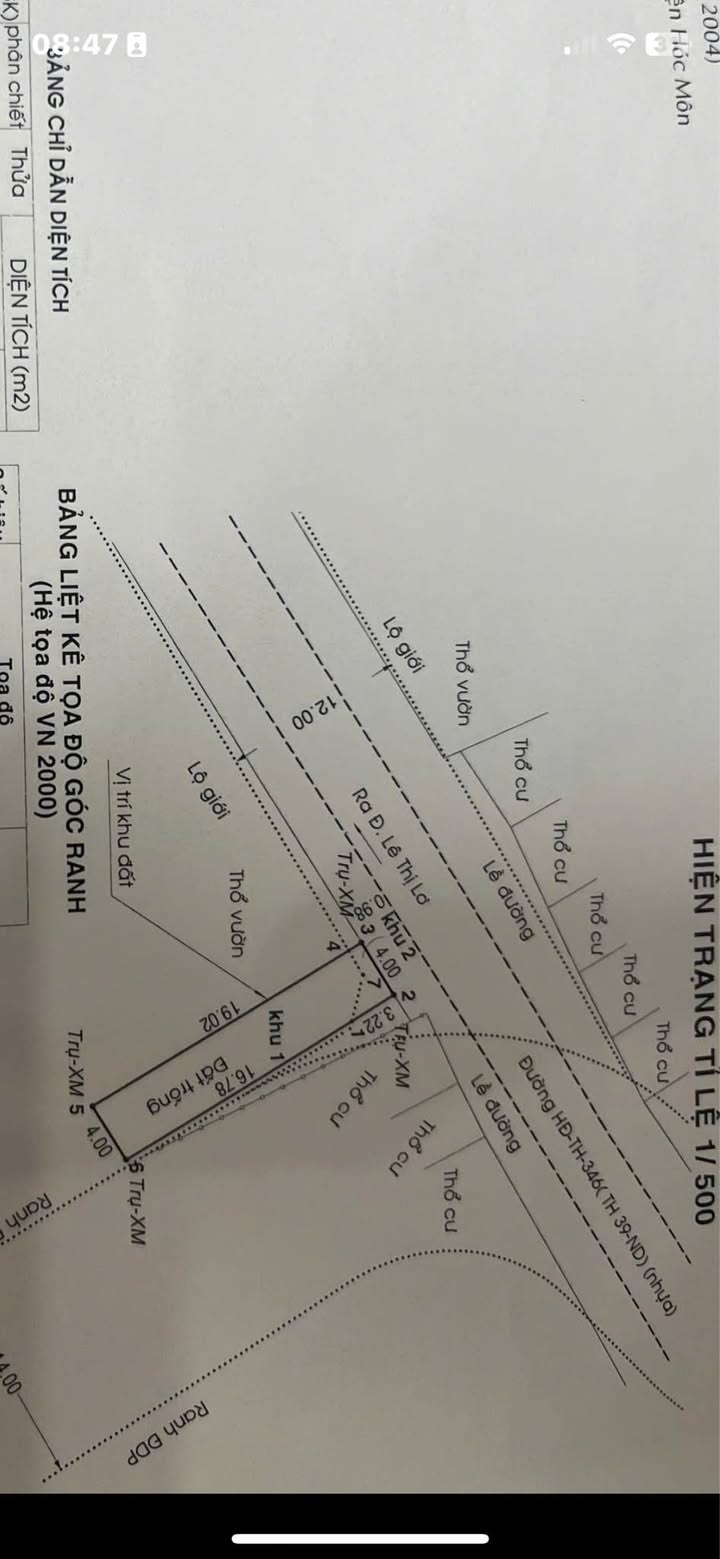 Đất mặt tiền đường Tân Hiệp 80m² giá 3.15 tỷ - Đầu tư sinh lời ngay!