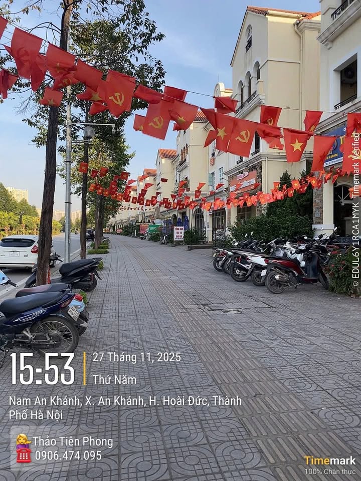 Shophouse cho thuê tại Nam An Khánh 188m² - Giá tốt nhất khu vực!