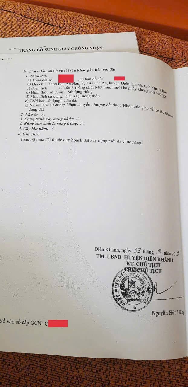 Nhà cấp 4 Khu Đô Thị Phú Ân Nam 2, Diên Khánh 113m² giá 2.05 tỷ - Cần bán gấp!