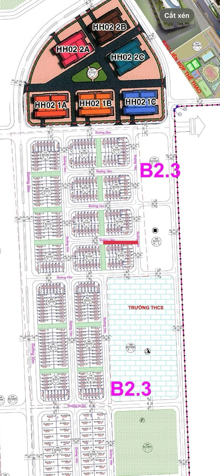 Đất liền kề 100m² tại KĐT Thanh Hà Cienco5 - Gần trường học cấp 2,3 chỉ 12 tỷ!