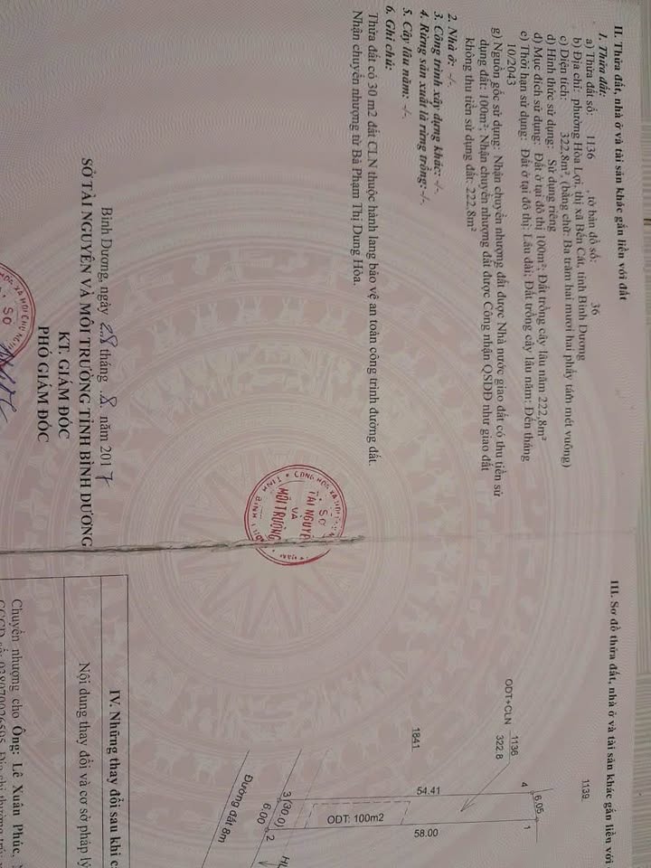 Đất Hòa Lợi Bến Cát 348m² giá 2 tỷ - Kinh doanh thuận lợi