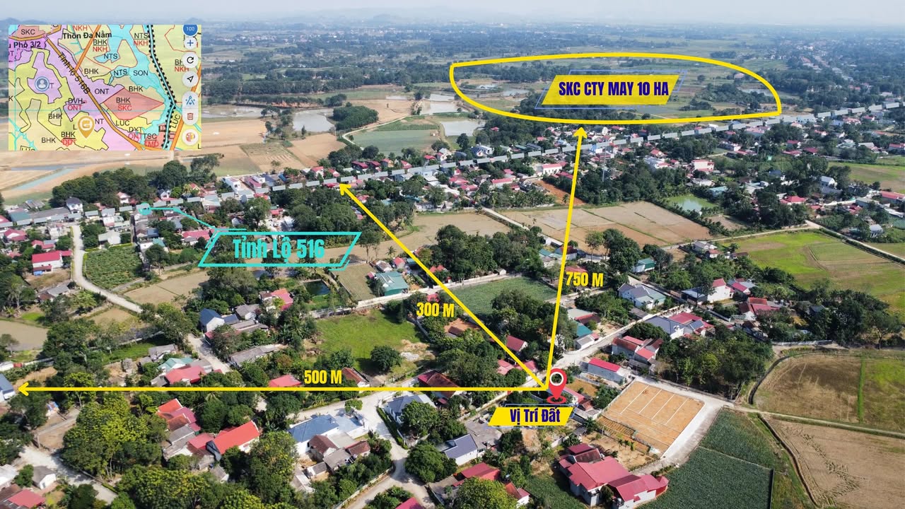 Đất nền Yên Phú, Yên Định 140m² - Gần KCN, sổ đỏ chính chủ!