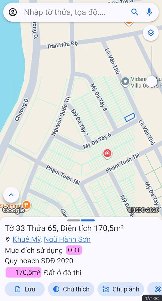 Đất lô góc 170.5m² tại Khuê Mỹ - Giá 25 tỷ, vị trí đắc địa