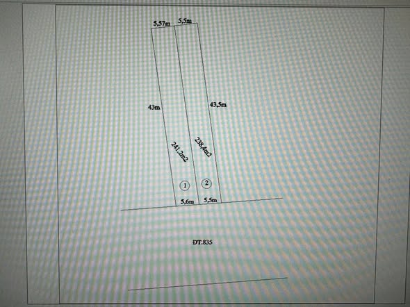 Đất Thổ Cư Mặt Tiền 835A, Mỹ Lộc, Cần Giuộc 238m² - Kinh Doanh Đỉnh Cao!