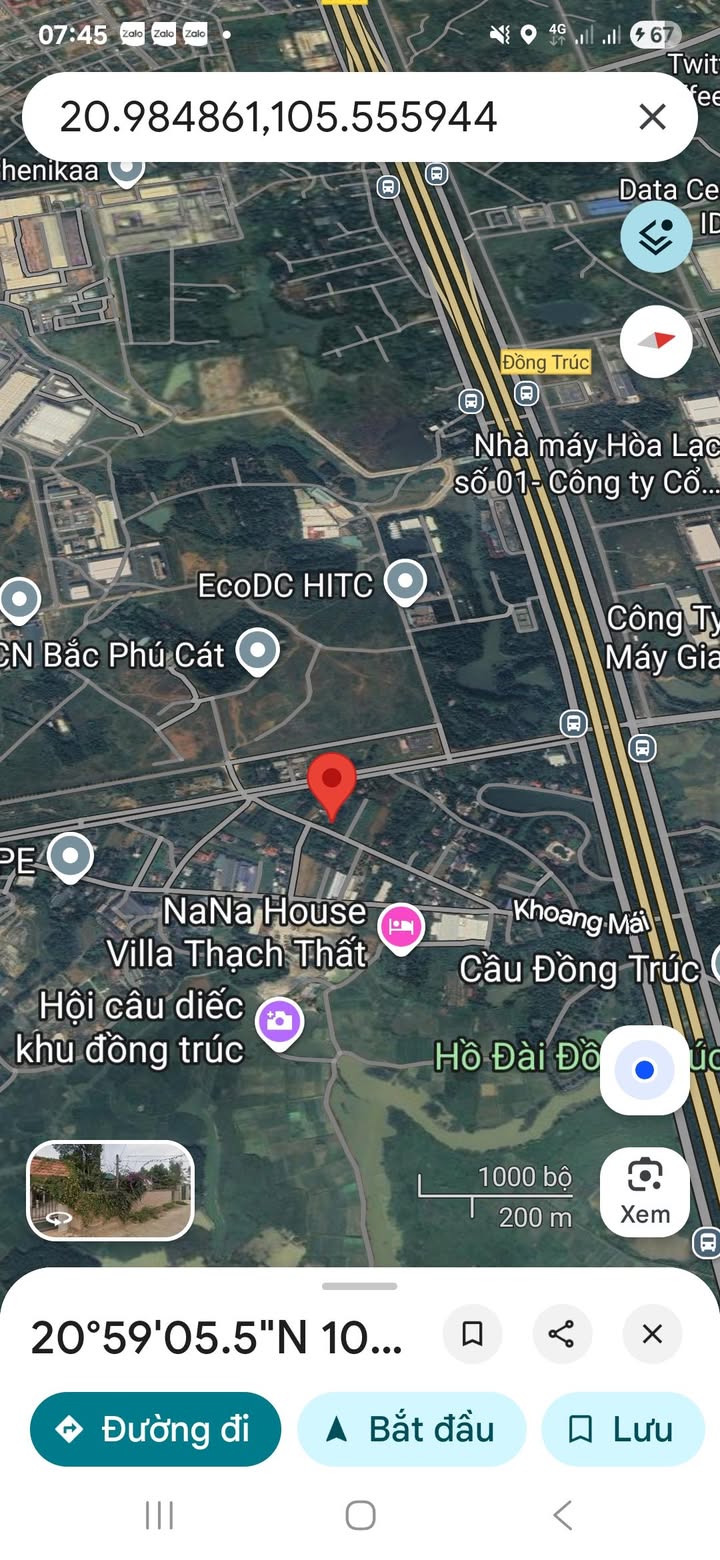 Đất nền thổ cư 3300m² tại Hạ Bằng, Thạch Thất - Gần khu CNC Hòa Lạc - Pháp lý rõ ràng