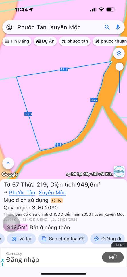 Đất thổ cư Phước Tân 53m² giá 1.5 tỷ - Sổ hồng chính chủ, thương lượng trực tiếp!