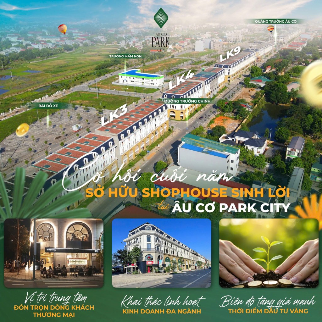 Nhà liền kề góc tại Âu Cơ Park City 212.5m² giá 5.68 tỷ - Cơ hội vàng cuối năm!