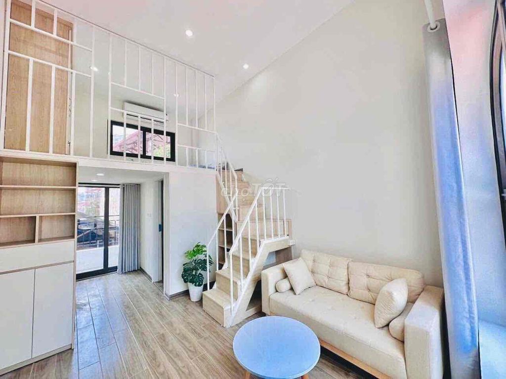 Phòng gác cho thuê tại Bùi Đình Túy, Quận Bình Thạnh 40m² giá 6 triệu - Thiết kế hiện đại, nhận 4 người 4 xe!
