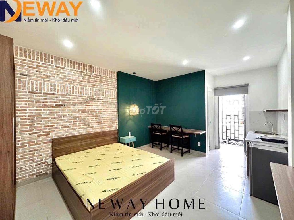 Phòng trọ không gác ban công tại Trường Chinh 30m² giá 5.2 triệu - Full nội thất cao cấp