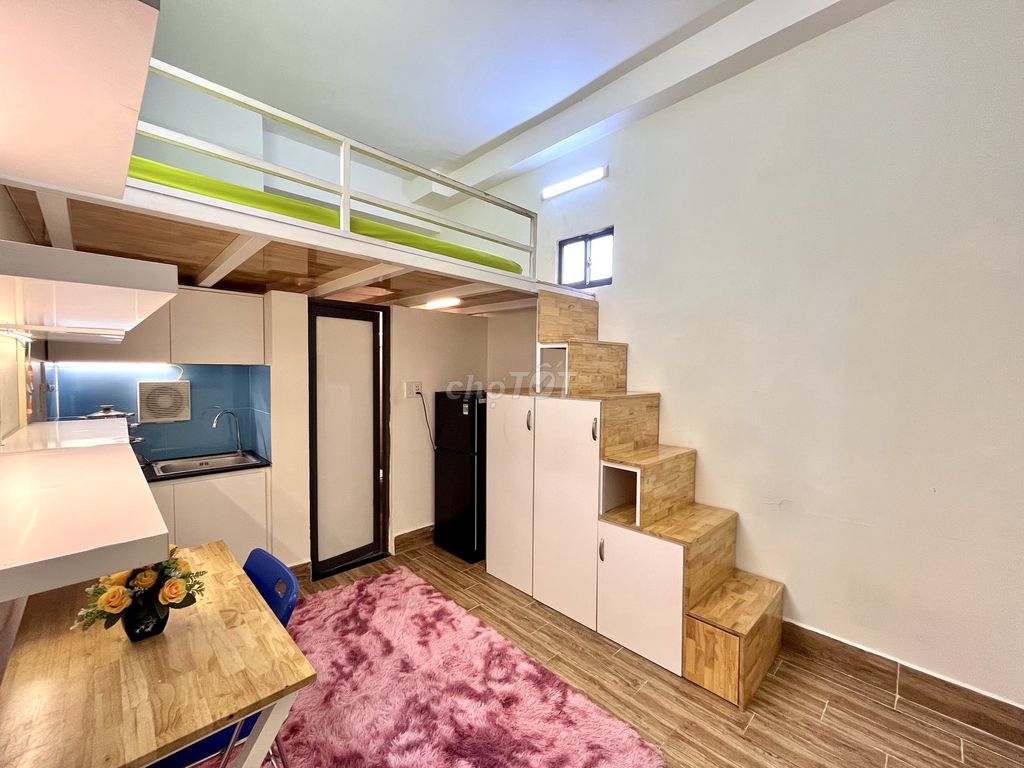 Gác lửng 25m² Full Nội Thất Gần Emart, ĐH Văn Lang - Giá Chỉ 4 triệu!