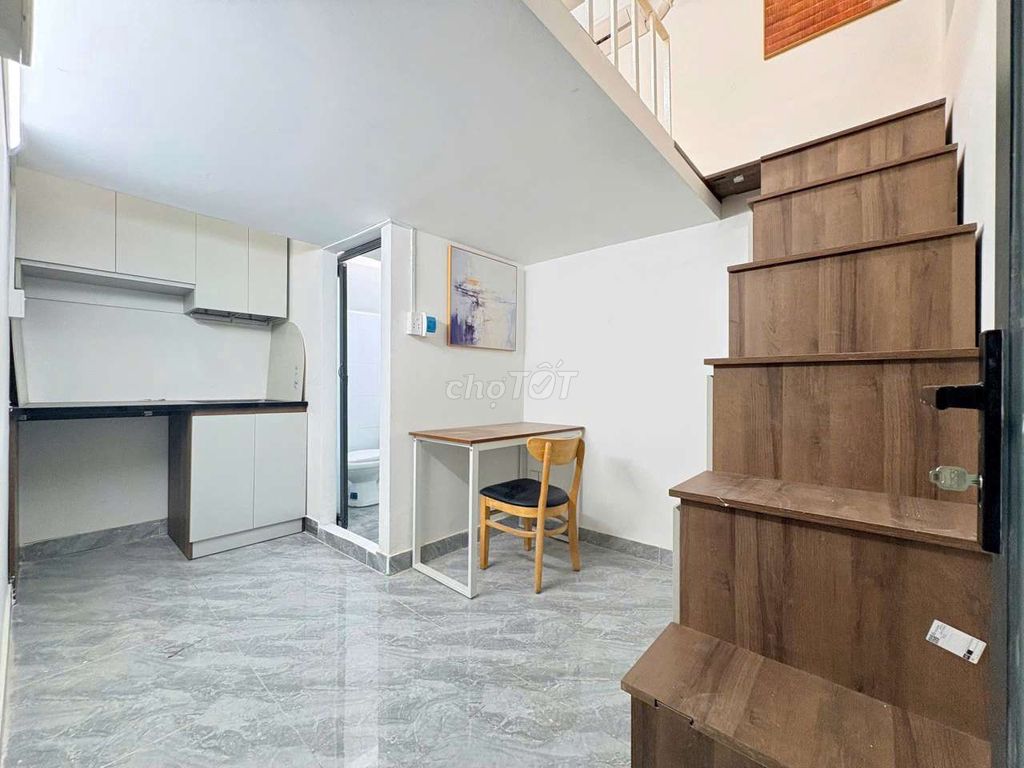 Cho Thuê Phòng Gác 30m² tại Trường Sa, Phú Nhuận - Full Nội Thất, An Ninh 24/7!