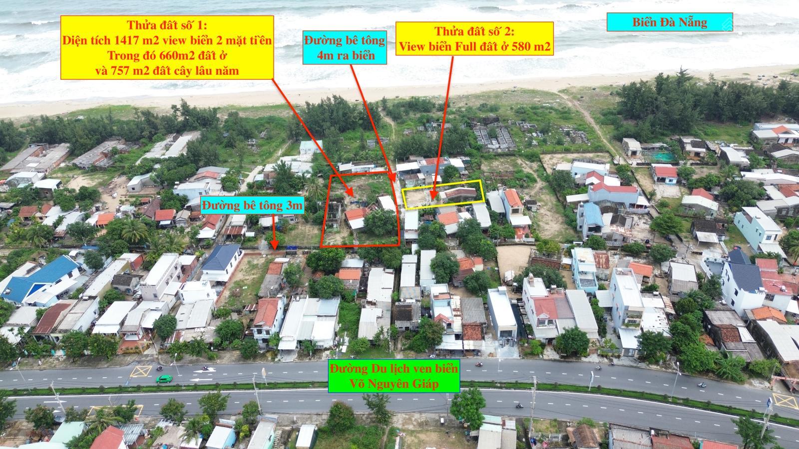 Đất view biển TP Đà Nẵng 1997m² giá chỉ 25 triệu/m² - Cơ hội đầu tư vàng!