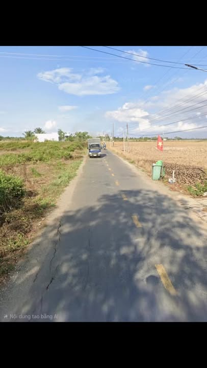 Đất mặt tiền đường Cống Nước Mặn, Hưng Thành, Bạc Liêu 1.888m² - Đầu tư sinh lời ngay!