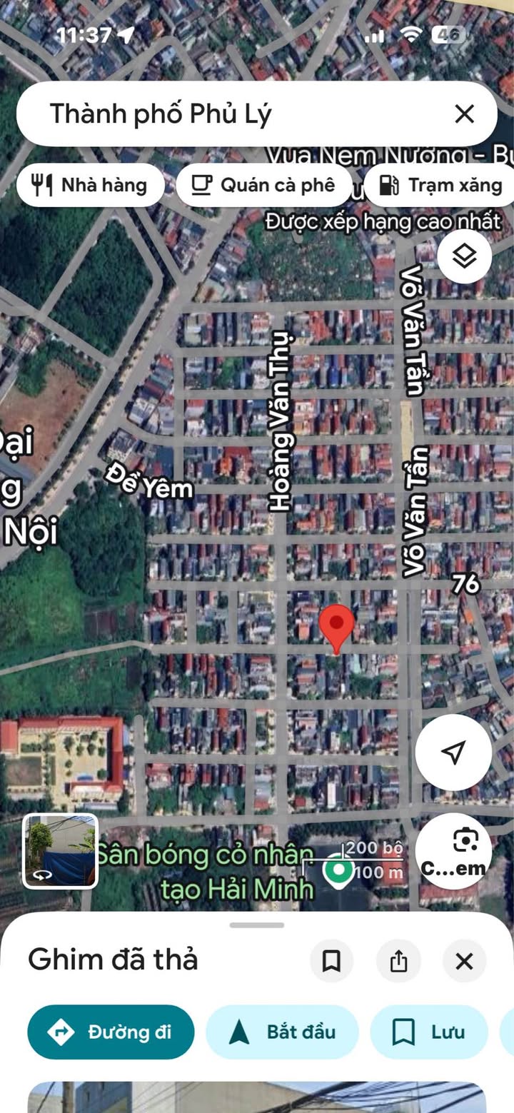 Đất nền Lê Hồng Phong Phủ Lý 78m² giá 2 tỷ - Đường thông vỉa hè rộng!