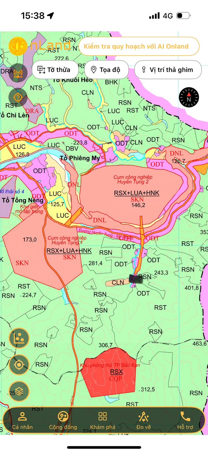 Đất nền tại Phường Đức Xuân, TP Bắc Kạn 900m² - Giá thỏa thuận hấp dẫn!