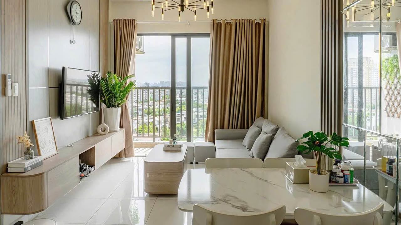 Chung cư Trường Thi Vinh 60m² giá 7 triệu - Full nội thất đẹp mới!