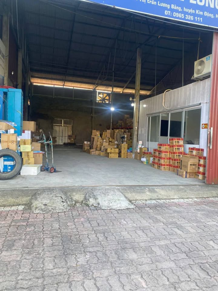 Kho sưởng 360m² tại thị trấn Lương Bằng, Hưng Yên - Chỉ 20 triệu/tháng!