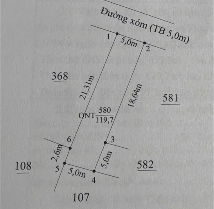 Đất thổ cư Tiên Thắng, Tiên Lãng 119.7m² giá 1.1 tỷ - Đường ô tô vào thoải mái!