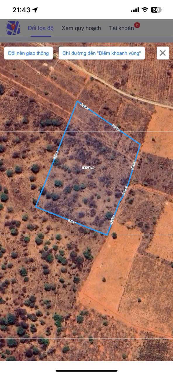 Đất nông nghiệp 16,700m² thôn Thiện Sơn, Phan Thiết - Giá chỉ 10.855 tỷ