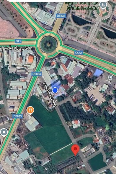 Đất nền đường Mai Bá Hương, TP Tân An 1003m² giá 3.5 tỷ - Vị trí đắc địa gần công viên