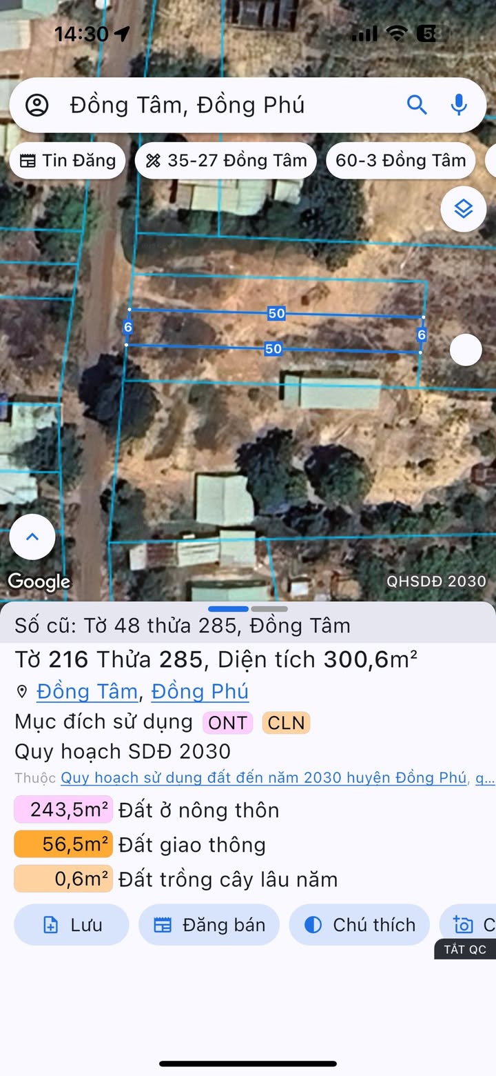 Đất nền Đồng Tâm 300m² giá 380 triệu - Vị trí thuận lợi gần chợ!