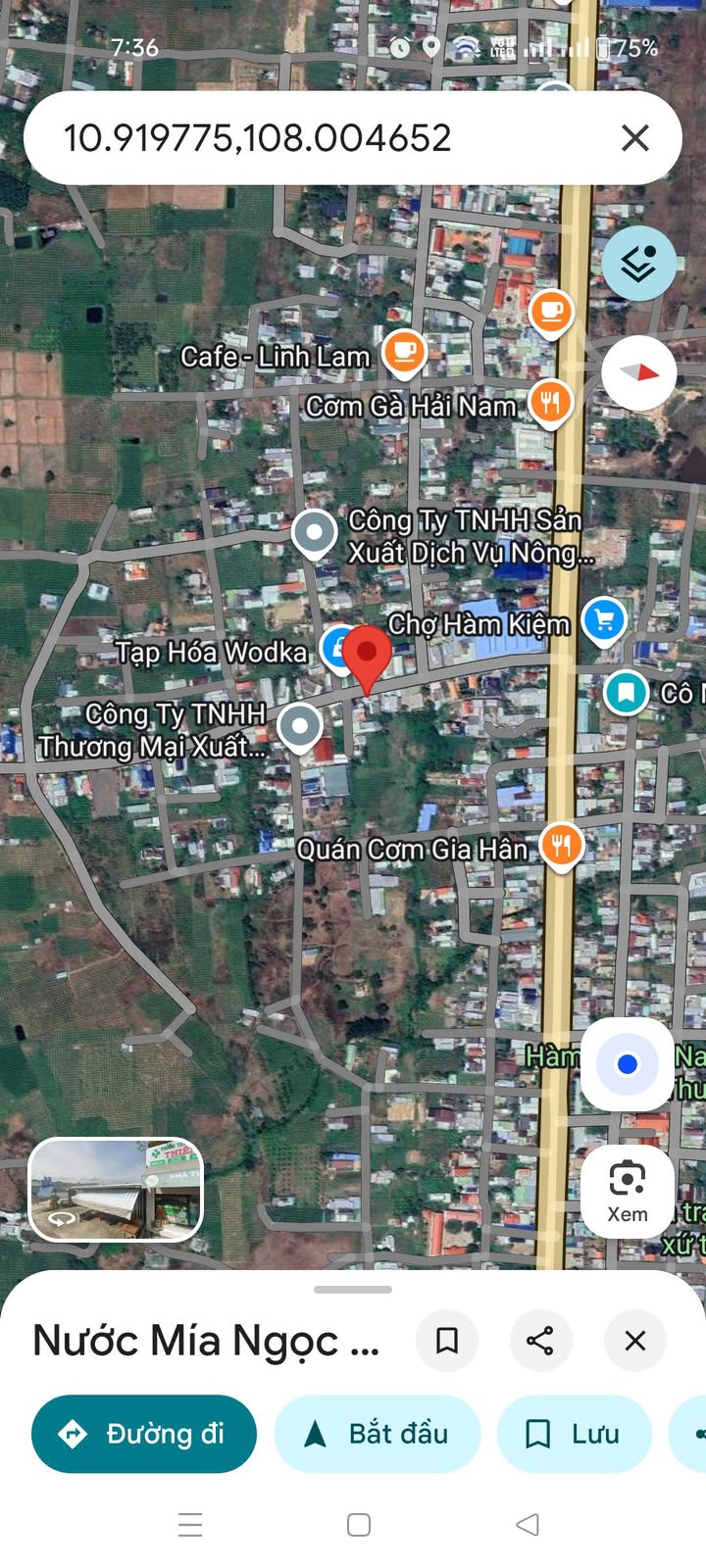 Đất thổ cư xã Hàm Kiệm, Hàm Thuận, Bình Thuận 360m² giá 2.6 tỷ - Mặt tiền rộng, kinh doanh tốt!