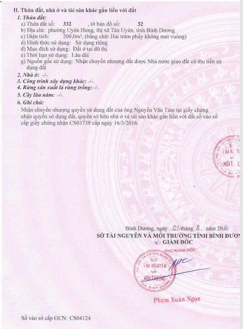 Đất nền khu dân cư cán bộ huyện đội, Uyên Hưng, 200m², giá 3 tỷ - Cơ hội đầu tư hấp dẫn!