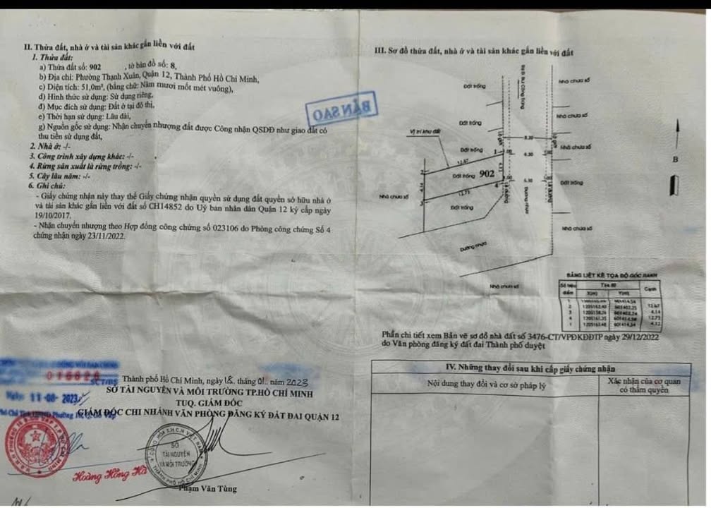 Đất nền Thạnh Xuân Q12 51m² giá chỉ 2.85 tỷ - Cơ hội đầu tư tuyệt vời!