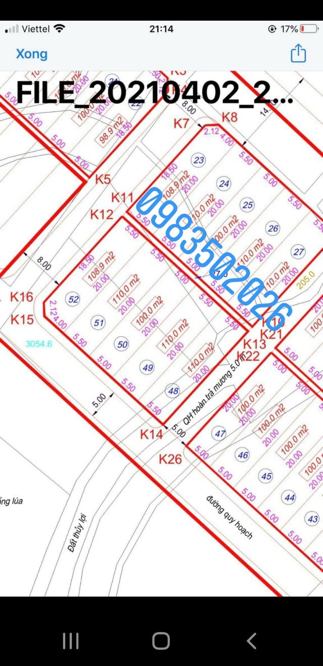 Đất nền Quỳnh Giao, Quỳnh Phụ, Thái Bình 104m² - Vị trí tiềm năng gần cụm công nghiệp!