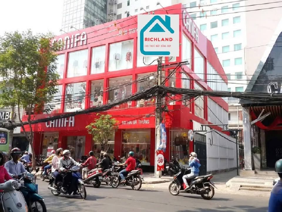 Cho thuê nhà góc 2 mặt tiền 141 Hai Bà Trưng, Quận 3 - Phù hợp thương hiệu lớn!