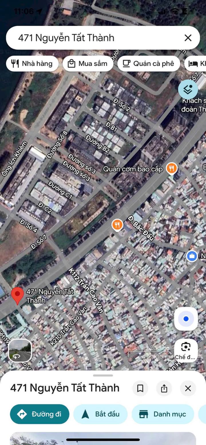 Nhà cho thuê mặt tiền Nguyễn Tất Thành, quận Hải Châu - Diện tích 70m² chỉ 11 triệu/tháng!