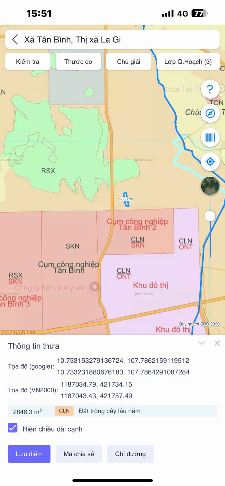 Đất nền 2.8 sào Tân Bình, La Gi - Tiềm năng đầu tư cao chỉ 900 triệu!