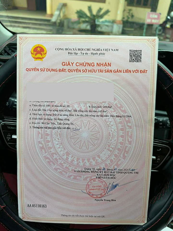 Đất nền Cồn Tiên, Gio Linh 220m² chỉ 1xx - Vị trí cao ráo, giá tốt!