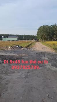 Đất thổ cư Long Chữ Bến Cầu 225m² giá 360 triệu - Sát chợ và trường học!