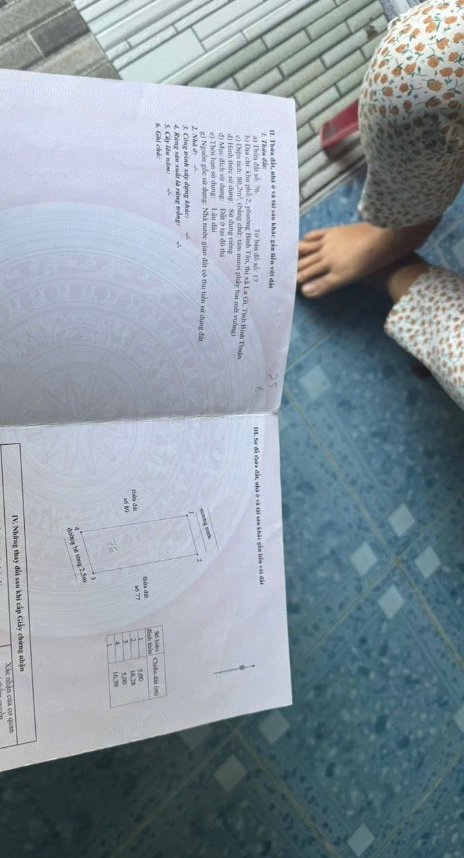 Đất thổ cư Hẻm Nguyễn Trãi, La Gi 80m² giá 650 triệu - Cơ hội đầu tư tốt!