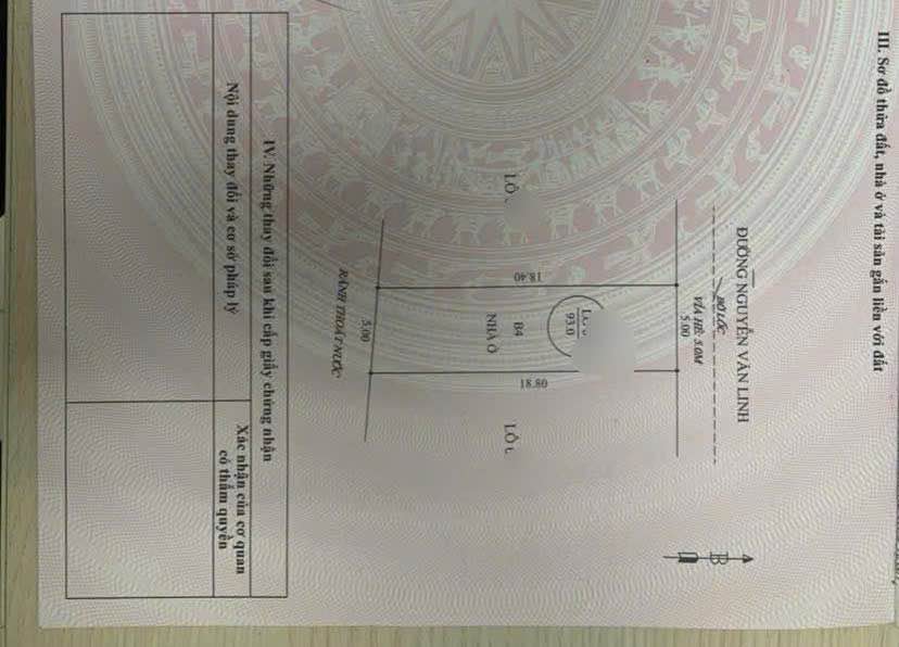 Nhà mặt phố Nguyễn Văn Linh, Hải Dương 93m² giá chỉ 1x tỷ - Kinh doanh thuận lợi!