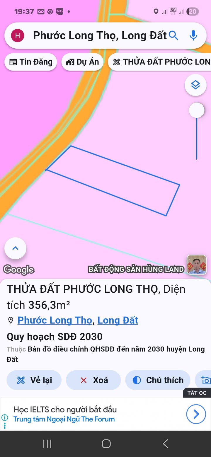 Đất nền Phước Long Thọ, Đất Đỏ 380m² giá 1.4 tỷ - Đầu tư sinh lời ngay!