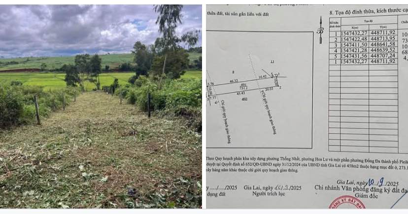 Đất mặt tiền Đặng Thùy Trâm, Pleiku 700m² giá 3 tỷ - Cơ hội đầu tư sinh lời!