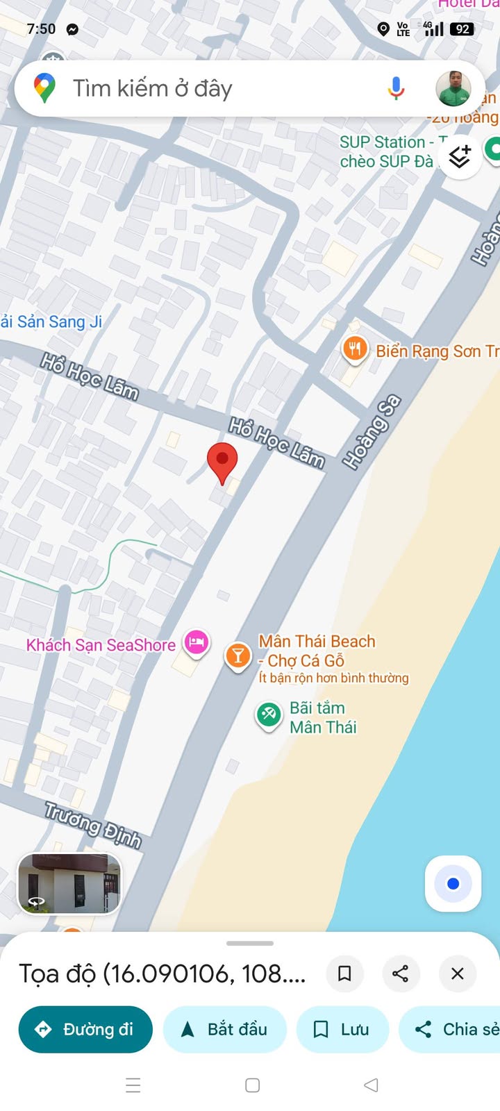 Lô đất Mân Thái, Sơn Trà, Đà Nẵng 86m² giá 7.2 tỷ - Cơ hội vàng gần biển!
