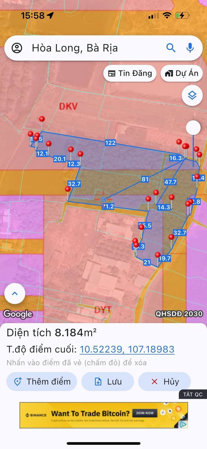 Đất mặt tiền 100m tại Tam Long, Bà Rịa - 7.9 tỷ - Pháp lý rõ ràng, đầu tư sinh lời!