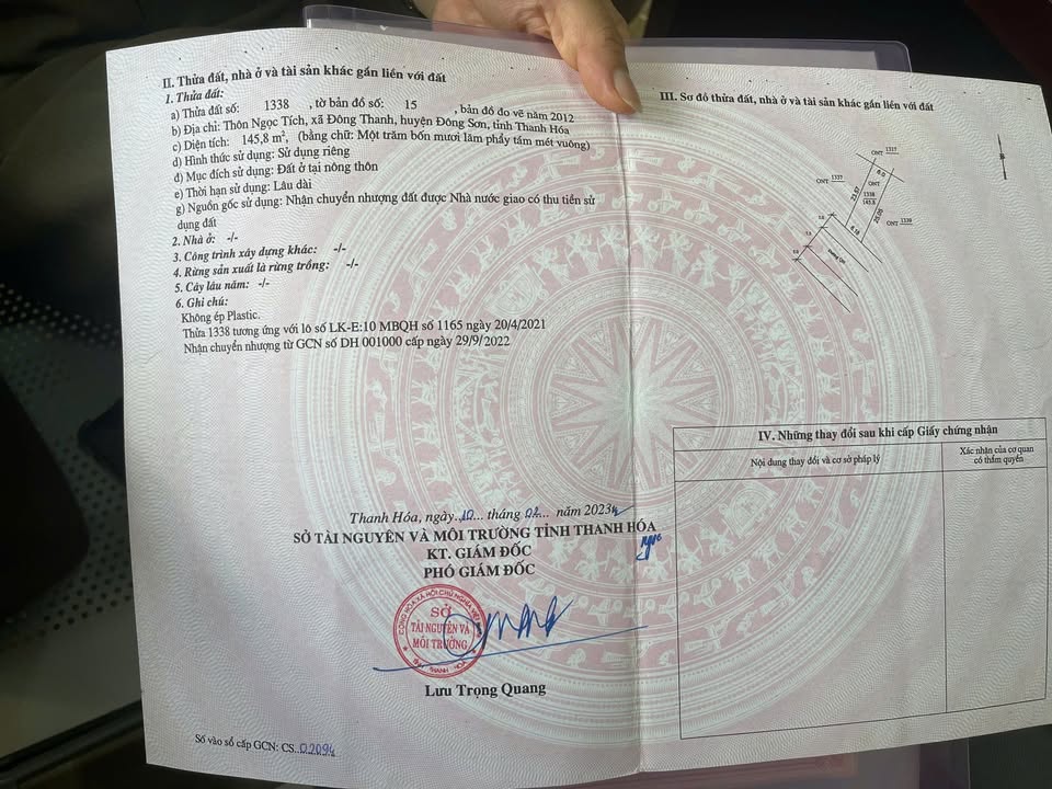 Đất nền phường Đông Tiến, Thanh Hóa 145.5m² giá 900 triệu - Đầu tư tiềm năng!