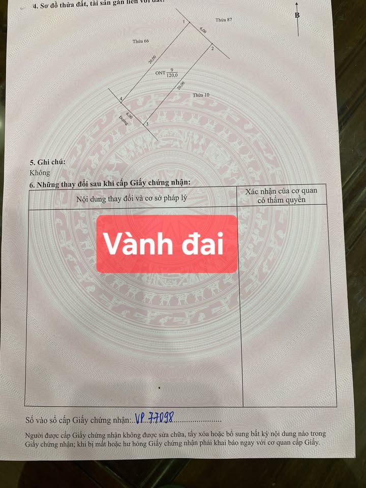 Đất thổ cư 120m² tại Nho Quan, Ninh Bình - Đầu tư sinh lời, pháp lý rõ ràng!