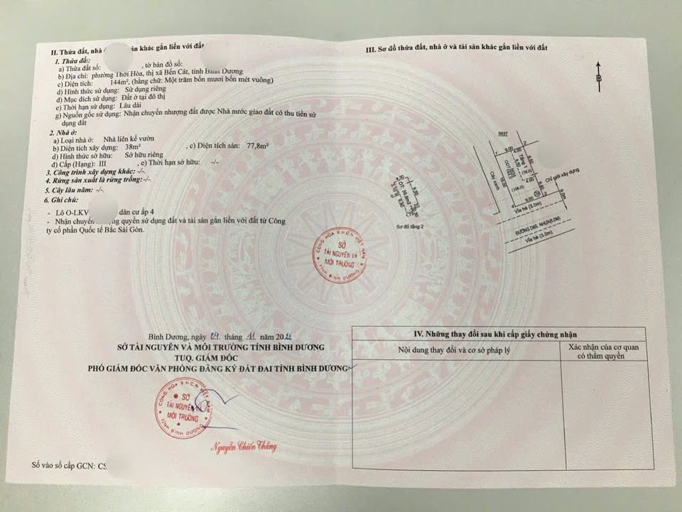 Shophouse 2 mặt tiền KĐT Oasis City Bến Cát 144m² giá 2 tỷ - Đầu tư sinh lời!