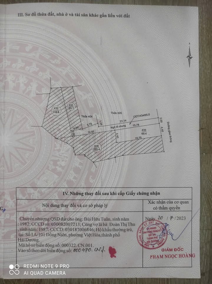 Đất góc 2 mặt tiền 70m² tại phường Việt Hoà - Giá chỉ 1.3 tỷ, cơ hội đầu tư hiếm có!