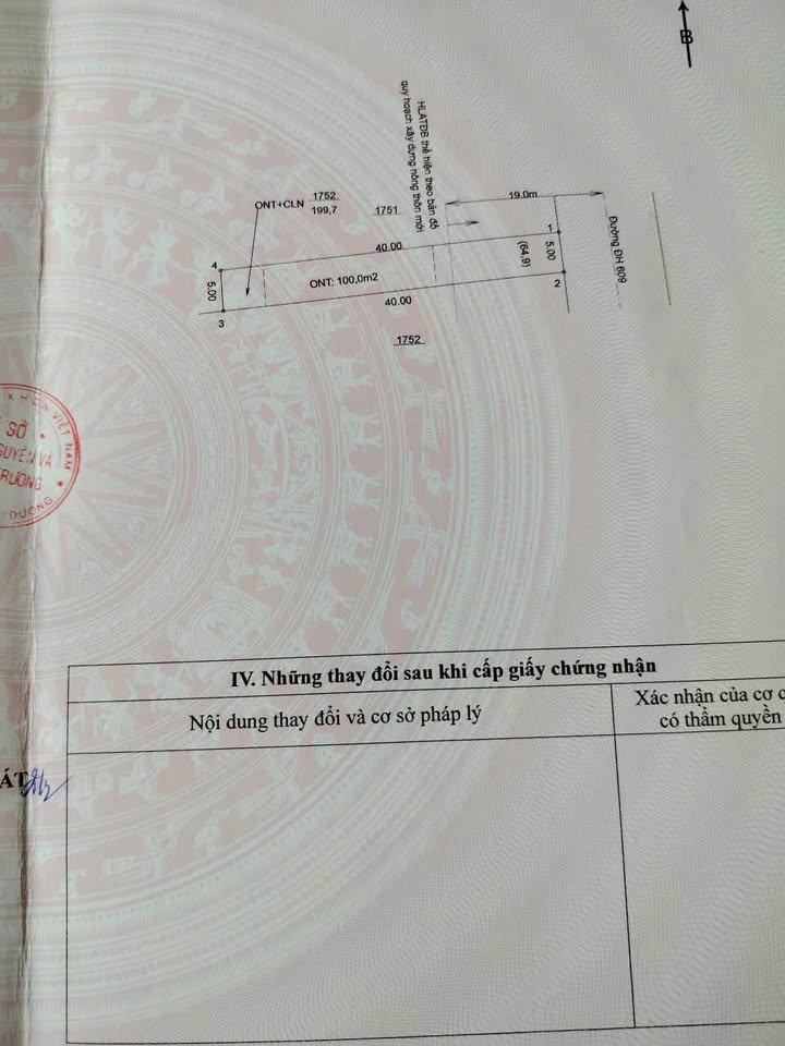 Đất mặt tiền đường DH 609, Phú An 200m² giá 1.7 tỷ - Cơ hội đầu tư sinh lời!