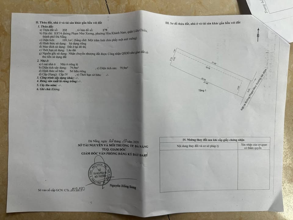 Đất nền Phạm Như Xương 110m² giá 2.65 tỷ - Sổ hồng chính chủ, đầu tư sinh lợi!