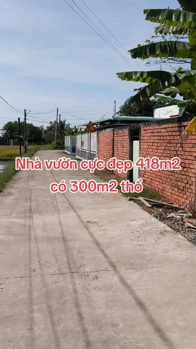 Nhà vườn Hòa Khánh Nam, Đức Hòa, Long An 428m² - Nắm chủ cực đẹp!